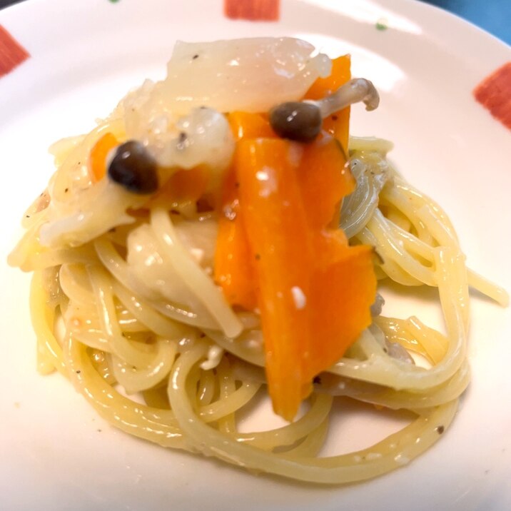 鶏鍋の〆パスタ